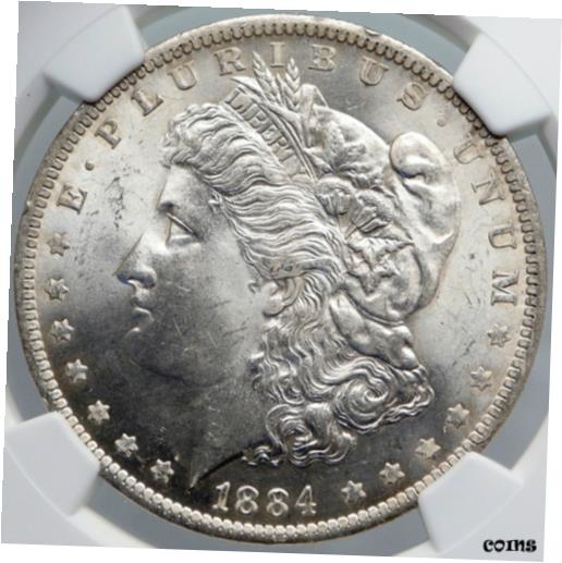 ڶ/ʼݾڽա ƥ    [̵] 1884 O UNITED STATES of America SILVER Morgan US Dollar Coin EAGLE NGC i89179