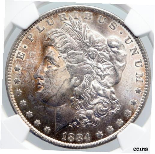 ڶ/ʼݾڽա ƥ    [̵] 1884 O UNITED STATES of America SILVER Morgan US Dollar Coin EAGLE NGC i89178