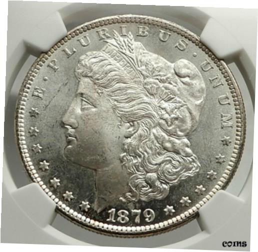 ڶ/ʼݾڽա ƥ    [̵] 1879 UNITED STATES of America SILVER Morgan US Dollar Coin EAGLE NGC MS64 i76472