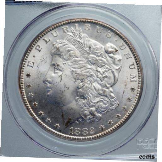 ڶ/ʼݾڽա ƥ    [̵] 1882 CC UNITED STATES of America SILVER Morgan US RARE Dollar Coin PCGS i88562