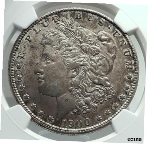 ڶ/ʼݾڽա ƥ    [̵] 1900 UNITED STATES of America SILVER Morgan US Dollar Coin EAGLE NGC i79694
