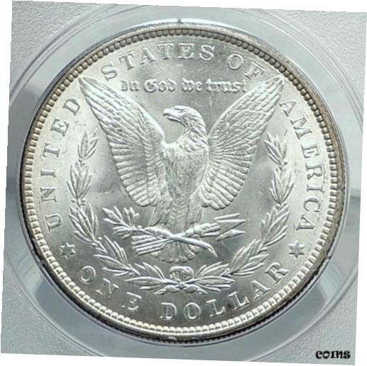 ڶ/ʼݾڽա ƥ    [̵] 1887 UNITED STATES of America SILVER Morgan US Dollar Coin EAGLE PCGS MS i78488
