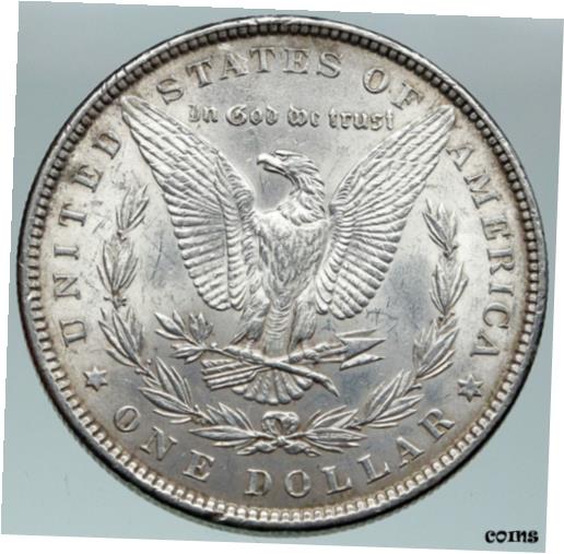 ڶ/ʼݾڽա ƥ    [̵] 1881 UNITED STATES of America SILVER Morgan US Dollar Coin EAGLE NGC MS i87460