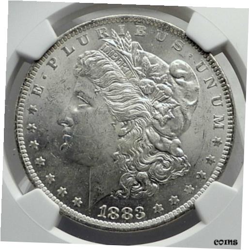 ڶ/ʼݾڽա ƥ    [̵] 1883 UNITED STATES of America SILVER Morgan US Dollar Coin EAGLE NGC MS i80086