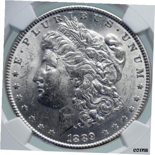 ڶ/ʼݾڽա ƥ    [̵] 1889 UNITED STATES of America SILVER Morgan US Dollar Coin EAGLE NGC i87360