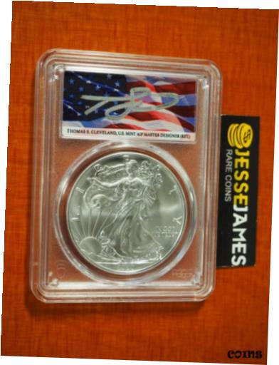 ڶ/ʼݾڽա ƥ    [̵] 2020 (S) SILVER EAGLE PCGS MS70 FLAG CLEVELAND STRUCK AT SAN FRANCISCO EMERGENCY