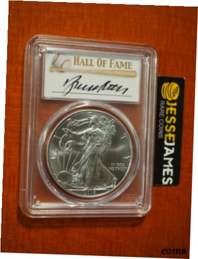 ڶ/ʼݾڽա ƥ    [̵] 2016 (S) SILVER EAGLE PCGS MS70 STRUCK AT SAN FRANCISCO BRUCE SUTTER SIGNED