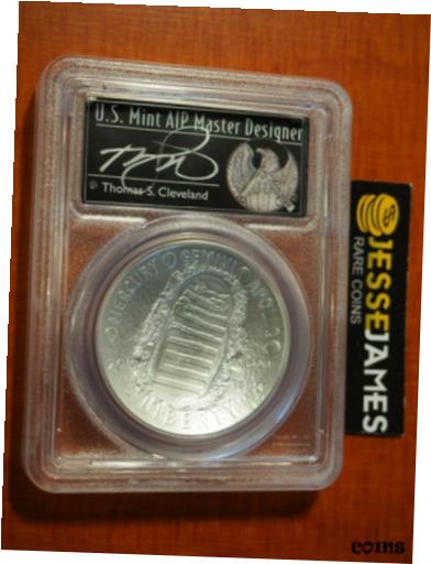 ڶ/ʼݾڽա ƥ    [̵] 2019 P UNCIRCULATED SILVER APOLLO 11 DOLLAR PCGS MS70 CLEVELAND FIRST DAY ISSUE