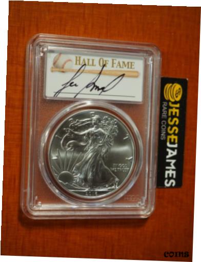 ڶ/ʼݾڽա ƥ    [̵] 2016 (S) SILVER EAGLE PCGS MS70 STRUCK AT SAN FRANCISCO LEE SMITH SIGNED POP 25