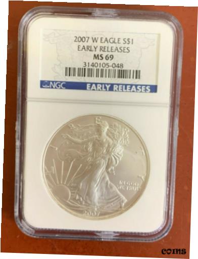 ڶ/ʼݾڽա ƥ    [̵] 2007 American Silver Eagle NGC MS 69 Early Release