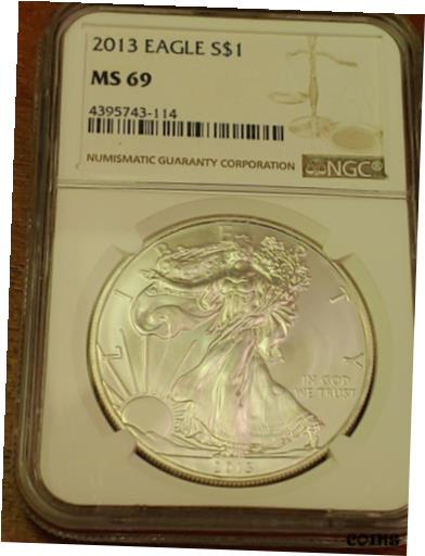 ڶ/ʼݾڽա ƥ    [̵] 2013 American Silver Eagle NGC MS 69