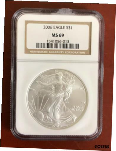 ڶ/ʼݾڽա ƥ    [̵] 2006 US Silver 1oz American Eagle MS69 By NGC