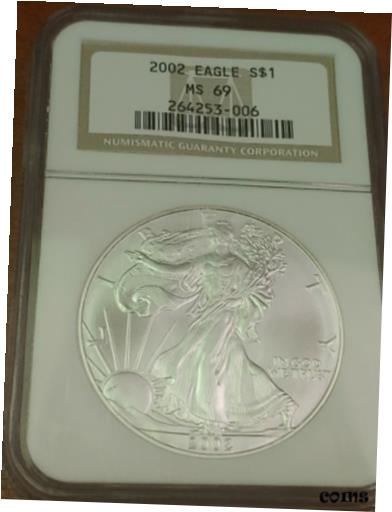 ڶ/ʼݾڽա ƥ    [̵] 2002 American Silver Eagle NGC MS 69