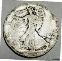 楽天金銀プラチナ　ワールドリソース【極美品/品質保証書付】 アンティークコイン コイン 金貨 銀貨 [送料無料] 1916-D 50C Walking Liberty Half Dollar-Good+ Free USA Shipping 90％ Silver