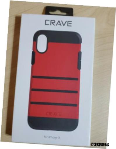 【極美品/品質保証書付】 アンティークコイン コイン 金貨 銀貨 [送料無料] Crave iPhone Xs Case, iPhone X Case, Strong Guard Protection Series Case RED