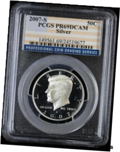 ڶ/ʼݾڽա ƥ    [̵] 2007 S 50c Silver Proof Kennedy Half Dollar PCGS PR69 DCAM