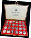 yɔi/iۏ؏tz AeB[NRC RC   [] 1991 Silver Proof Coin Set Legendary Aircraft of WW II with Box ~24 Coins~