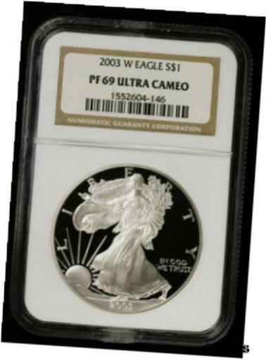 ڶ/ʼݾڽա ƥ    [̵] 2003 W Proof Silver Eagle NGC PF 69 Ultra Cameo