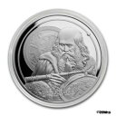 【極美品/品質保証書付】 アンティークコイン コイン 金貨 銀貨 [送料無料] 2021 Niue Galileo 1 oz .999 Silver Coin Only 10,000 Minted scientific innovator