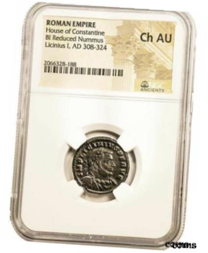 yɔi/iۏ؏tz AeB[NRC RC   [] Roman AE of Licinius 1st (AD 308-324) NGC (CH-AU)