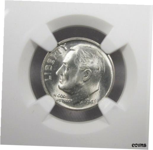 ڶ/ʼݾڽա ƥ    [̵] 1948-S Low Pop Silver Roosevelt Dime NGC MS67+ FT Coin AJ131