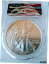 ڶ/ʼݾڽա ƥ    [̵] 2019-W BURNISHED SILVER EAGLE PCGS SP70 FS Cleveland Flag population (60).