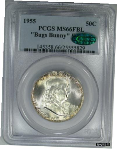 yɔi/iۏ؏tz AeB[NRC RC   [] 1955 50C PCGS / CAC MS66FBL 