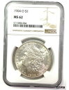 yɔi/iۏ؏tz AeB[NRC RC   [] 1904-O Morgan Silver Dollar - NGC MS62 BLAZER