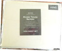  アンティークコイン コイン 金貨 銀貨  Micro Touch (MicroTouch) Sateen King Sheet Set Ivory 600 Thread Count. 18"Depth