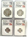 2008 W Eagle PF70 ウルトラ カメオ NGC プラチナ セット $100、$50、$25、$10 マイク キャッスル サイン #pot-wr-4...