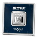  アンティークコイン コイン 金貨 銀貨  1 oz Silver Bar - APMEX (Encapsulated w/Assay) - SKU#212575