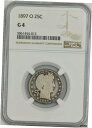  アンティークコイン コイン 金貨 銀貨  1897-O バーバークォーター 25c G4 NGC 943434-61- show original title