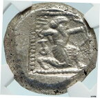 【極美品/品質保証書付】 アンティークコイン 硬貨 TARSOS in CILICIA Authentic Ancient 420BC シルバー ギリシャコイン W サトラップ NGC i84251- show original title [送料無料] #oot-wr-5520-605