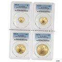 4 枚セット 2008-W 磨かれたゴールド イーグル PCGS SP70 $50 $25 $10 MS70 イーグル コイン 5 ドル- show origi...