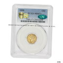 1888年 $1 ゴールド リバティ PCGS MS67+ PQ 承認 CAC 認定 プラス グレード コイン- show original title #oo...