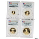 2013-W ゴールド イーグル PCGS PR 70 DCAM ファーストストライク ディープ カメオ プルーフ イーグル 4 個セット #oot-wr-55...