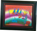 【極美品/品質保証書付】 アンティークコイン 硬貨 Peter Max オリジナル アクリル キャンバス レインボー プロファイル スペクトル - 4 フィート x 3 フィート- show original title [送料無料] #oof-wr-5537-33