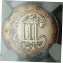 【極美品/品質保証書付】 アンティークコイン 硬貨 1858年 3 セント シルバー ピース 3c NGC MS-63 トーン * 逸品 BU * ボールド ストライク- show original title [送料無料] #oot-wr-5572-269