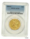 【極美品/品質保証書付】 アンティークコイン 硬貨 1848-O $10 PCGS AU55-Scarce O-Mint-Liberty Eagle-ゴールド ...