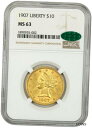 1907 リバティ $10 NGC/CAC MS63-チョイス タイプ コイン-リバティ イーグル-ゴールド コイン- show original title※関税は当ショップ負担（お客様負担無し）※全国送料無料・海外輸送無料※商品の状態は画像をご確認下さい（極美品・目立った汚れ無し）※輸入品の為英語表記となります※その他ご不明点はお気軽にお問合せ下さい！Certification Number: 1890935-002Coinage Type: Liberty head, with mottoGrade: 63Years for Type: 1866-1907Certification: NGCDenomination: EagleStrike Type: BusinessMintage: 1,203,899Mint Location: PhiladelphiaDesigner: Christian GobrechtCirculated/Uncirculated: UncirculatedMetal Composition: 90% gold; 10% copperGeography: United StatesPrecious Metal Composition: 0.48375 ounceYear: 1907Diameter: 27mmCategory: Gold CoinageWeight: 16.718g / 0.54ozSeries: $10 Liberty GoldEdge Type: Reeded[ご購入前に必ずお読み下さい]親切丁寧に、商品到着までサポート対応させていただきます。■パソコンの画像・画質により色や素材感が、実際の商品と多少異なる場合がございますので予めご了承くださいませ。■お客様のご都合（程度の解釈相違を含む）による商品のご購入後のキャンセル返品は、原則としてお受け致しておりません。未払いのまま2日以上連絡が取れない場合はキャンセルさせて頂きます。その場合、事務局側が自動的に「非常に悪い」の評価を付けてしまいますのでご注意ください。※お支払い頂いた場合は連絡は不要です。※他ショップでも販売しておりますので、稀に在庫がない場合がございます。■不具合での返品は箱などすべてが到着時の状態になるものに限らせていただきます。※当店では不良品はすべて現物確認と不具合の確認を行い対応をさせて頂いております。■お客様のご都合によるご注文確定後の商品のキャンセルにつきましては承っておりません。また、ご入金確認後、またはご決済完了確認後のキャンセルにつきましては、ご注文総額の30％のキャンセル料をご請求させていただきます。■領収書二重発行やトラブル防止のため、領収書発行は行っておりません。事務局側が発行している「支払い明細」が正式な支払い証明となります。支払い明細画面を印刷したものが領収書の代わりになることを各税務署に確認済みです。■年末年始・連休の発送は、業者も休みになる関係でいつもより遅れます。■輸送時の破損の場合は配送業者への報告を行って下さい。報告なしでの対応はできません。■日祝日は定休日とさせていただいております。連絡・発送が出来ませんのであらかじめご了承お願いいたします。■内容は必ずお読みになってからお買い求め下さいますようお願い致します。※在庫状況は常に更新をしておりますが、当社は複数店舗で在庫を共有しているため、ご注文を頂きましても稀に欠品している場合がございます。その際は誠に申し訳ございませんが、その旨をメールまたはお電話にてご連絡させていただきます。ご理解いただけますようお願い申し上げます。親切・丁寧にお取引させていただきますのでよろしくお願いします。 品質保証について 当店の商品の、品質保証についてご紹介いたします。 ▽品質保証書 お買い上げいただく全ての商品に「WORLD RESOURCE品質保証書」をおつけいたします。 これは、WORLD RESOURCEが販売した商品であることを保証するものです。大切に保管してください。 ▽標準保証に関して 当店でご購入頂きました商品は7日以内の標準保証サービスが付属致します。 ※ご購入日につきましては、製品の品質保証書に記載の日付にて確認させていただきます。 ※保証は通常利用時のみの対応となります。 ※ご購入日の確認を致しかねる場合は有償となります。品質保証書は大切に保管して下さい。POINT01　品揃え一番店を目指して 「期待に答えるお店づくりと、時代に合わせたサービスをご提供致します。」 POINT02　多種多様な商品レパートリー 「幅広く、世界の商品をご用意しております。」 POINT03　きっと見つかる！新しい発見 「テレビや雑誌で紹介されたアイテムもいちはやく。」 モットー：丁寧な接客対応 その道数十年のスタッフだからこそできる、“豊富な知識”に基づく商品のご提案。 お探しの商品はお気軽にスタッフにお尋ねください。 「以前は、商品ページあったけど、、、見つからない。」 「初めてアンティークコインの購入をしますが大丈夫ですか？」 「この年代の商品を探していますが、おすすめはありますか？」 「友人にアンティークコインを送りたいけど、おすすめありますか？」 等など、困ったときの質問にも、しっかり対応・お調べ致します。 取寄せ、取り置き等もできますので、商品一覧で見つからなかった商品でも、 スタッフまでお気軽にご相談下さい。 【お問い合わせはお気軽にどうぞ】 suport@world-resource.net