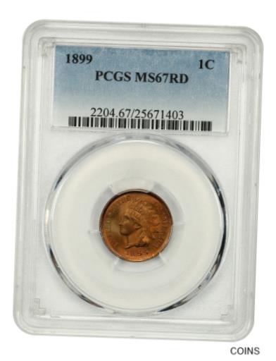 1899ǯ 1c PCGS MS67 RD-쥸ȥʼ  - ɥȥ쥸ȥʼ - show original title...