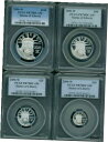 2000-W プルーフ プラチナ ステュー リバティ 4 コインセット PCGS PR70 PF70 $100 $50 $25 $10- show origin...