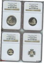 2004 カナダ グリズリーベア 4 コインセット $300 150 75 30 プルーフプラチナNGC PR69 PF69- show original ti...