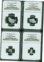 1992 カナダ クーガー 4 コインセット $300 $150 $75 $30 プルーフ プラチナ NGC PR69 PF69 !- show origina...