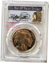2017-W $50 プルーフ ゴールド バッファロー PCGS PR70 dcam トーマス クリーブランド チャイフ ポップ 13- show origin...
