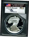 1995-W $1 プルーフ シルバー アメリカン イーグル PR 69 DCAM PCGS 28796647 Mercanti サイン入り- show ori...