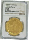 1970 MO ゴールド メキシコ 50 ペソ 300 MINTED GROVE 1096 ナショナル イーグル NGC MS 64- show origina...