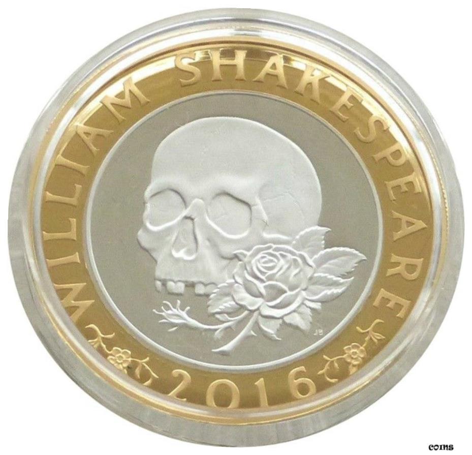  アンティークコイン コイン 金貨 銀貨  2016 Shakespeare Tragedies Piedfort ? 2ポンド シルバー プルーフ コイン ボックス Coa- show original title