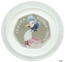  アンティークコイン コイン 金貨 銀貨  2016 Beatrix Potter Jemima Puddle-ダック 50p 5 ペンスシルバープルーフコインボックスCoa- show original title