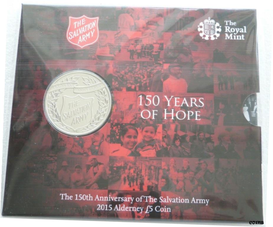 【極美品/品質保証書付】 アンティークコイン コイン 金貨 銀貨 [送料無料] 2015 ロイヤルミント救済軍 150 周年記念 BU ? 5 5 5 ポンドコインパック- show original title